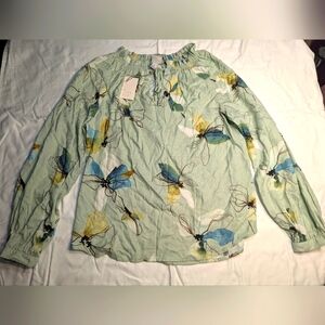 "A New Day" women's tie neck blouse